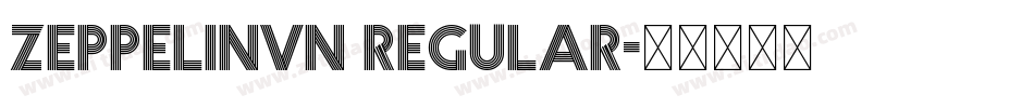ZeppelinVN Regular字体转换